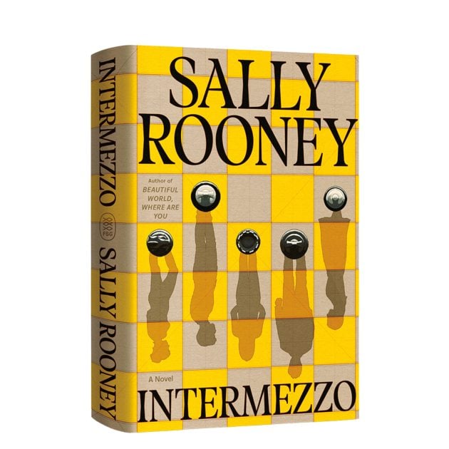 Intermezzo book cover with yellow image