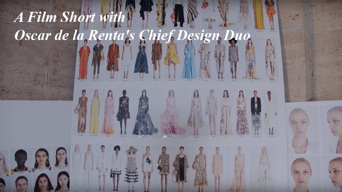 A Film Short With Oscar De La Renta S Chief Design Duo