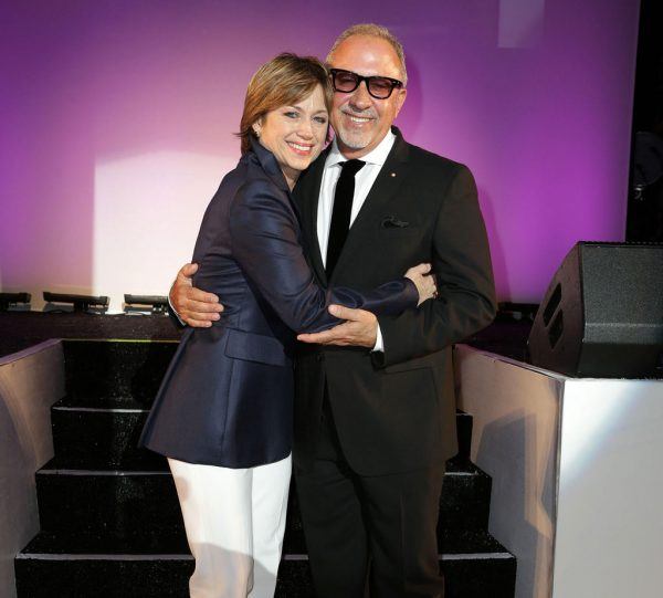 Dorothy Hamill and Emilio Estefan