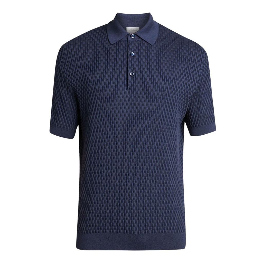 Basketweave polo.