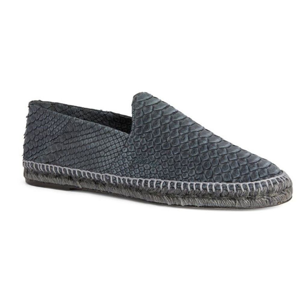 Textured espadrilles.