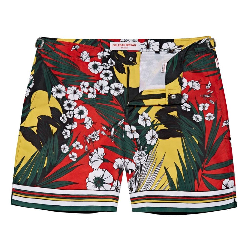 Island life mid-length swim shorts.