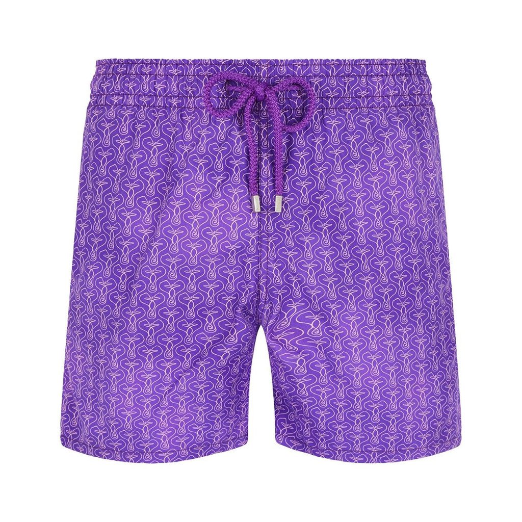 Valentine’s Day swim trunks.