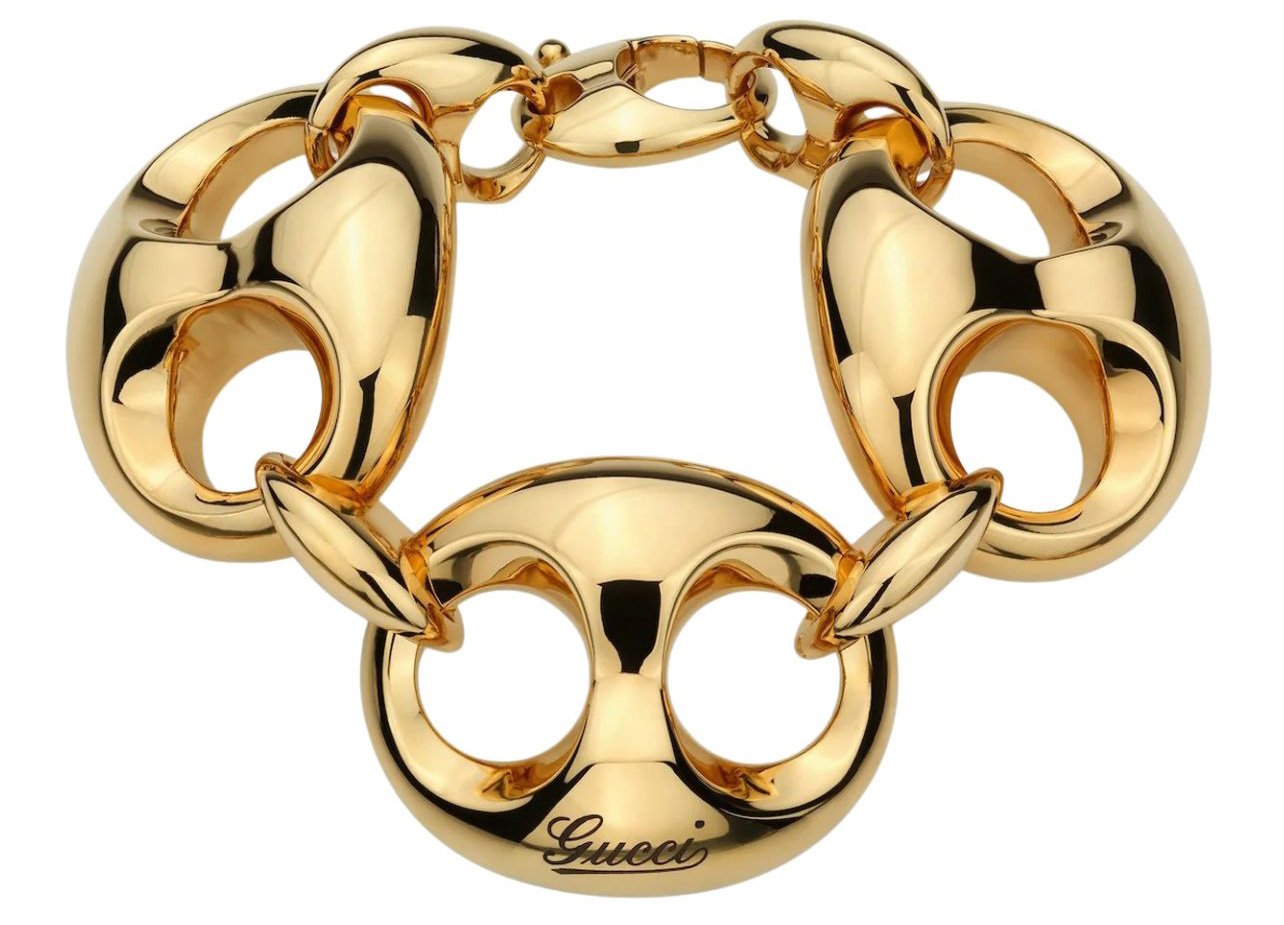 Gucci gold marina chain bracelet
