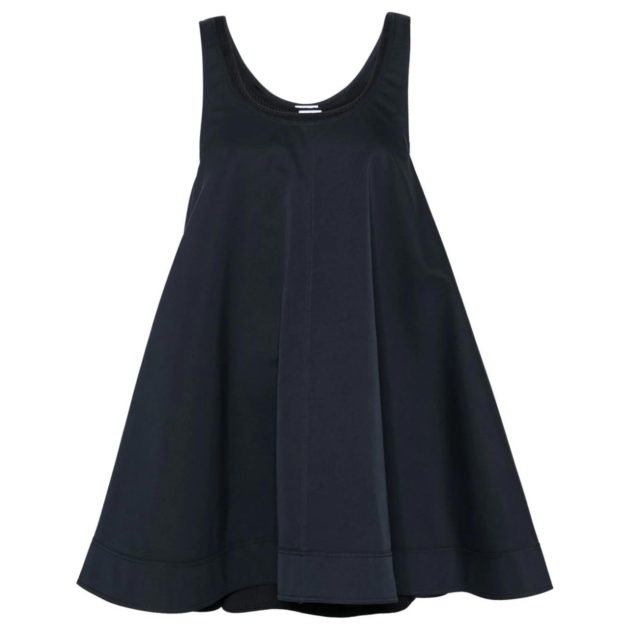 Loewe cotton short blue dress