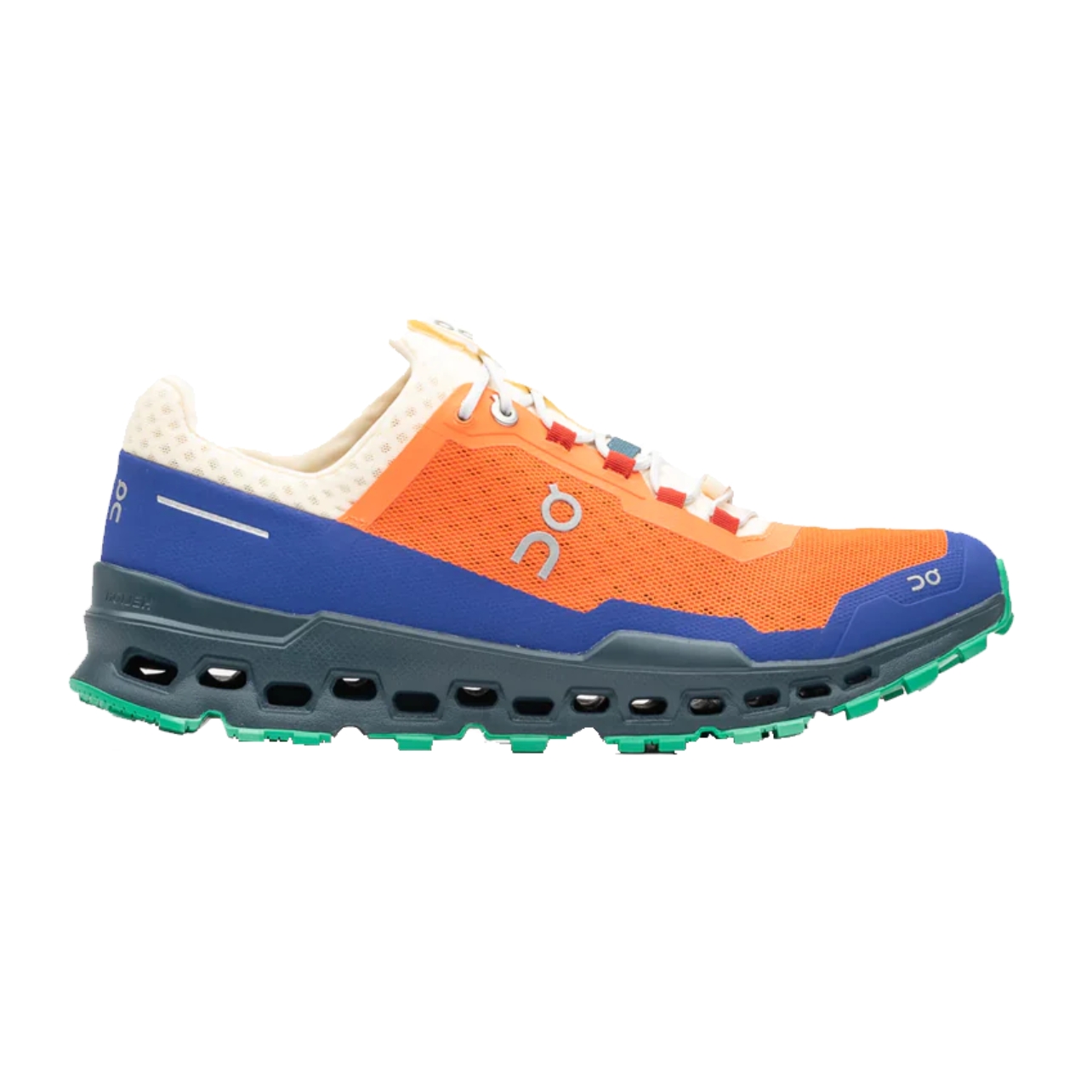 Non-grip Cloudultra Flame mens sneakers in orange and blue