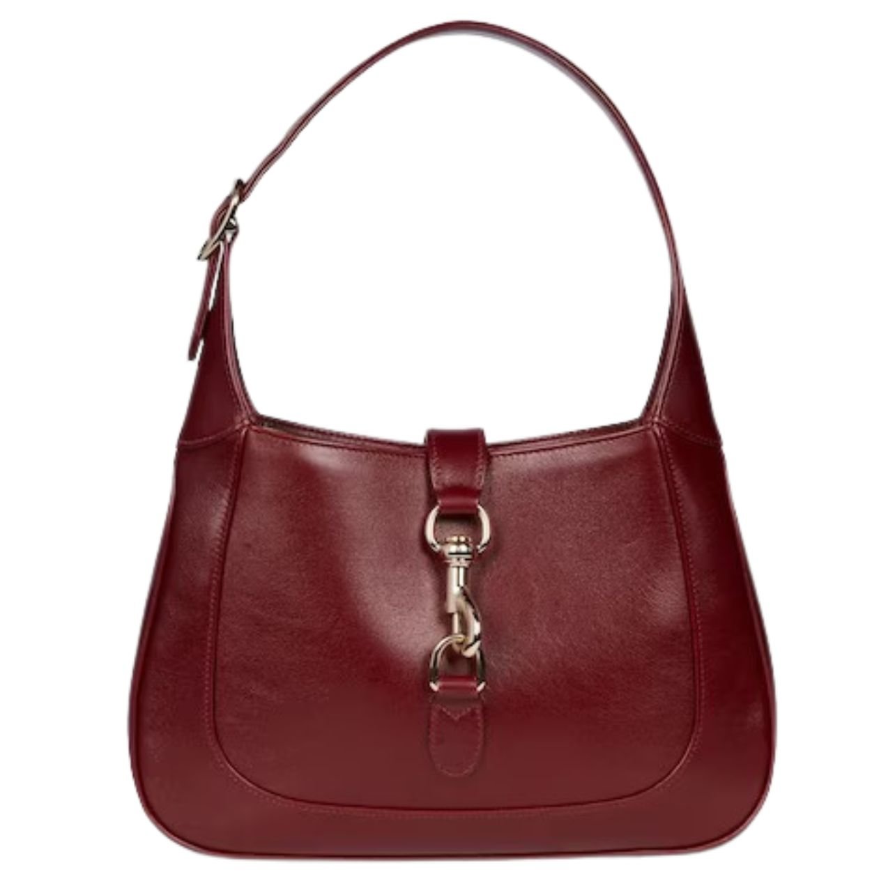 Gucci Jackie small shoulder bag in deep red leather