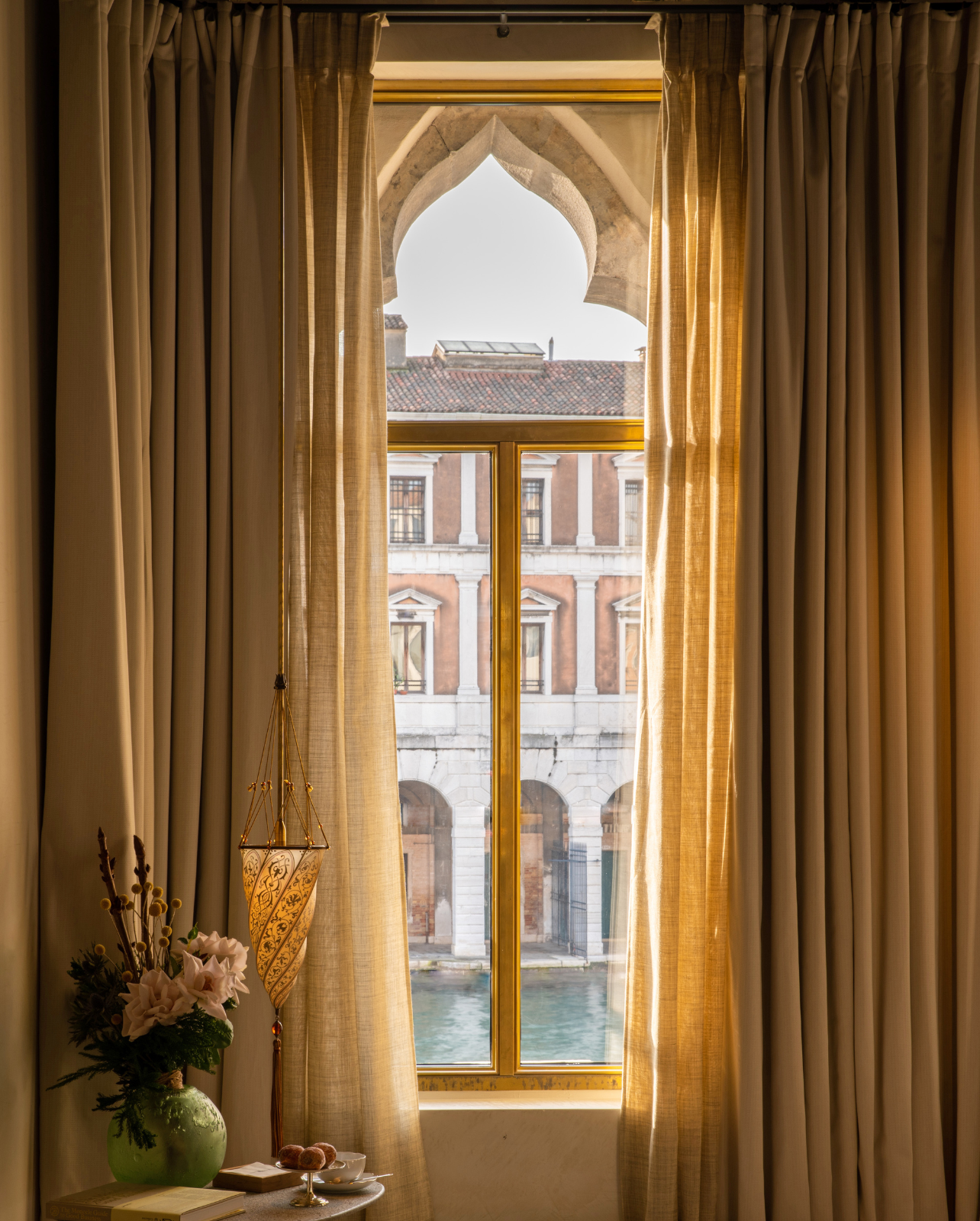 Interior of room at the Venice Venice Hotel inside the Ca’da Mosto palace