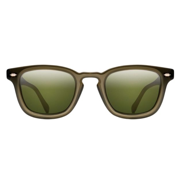Morgenthal Frederics green sunglasses