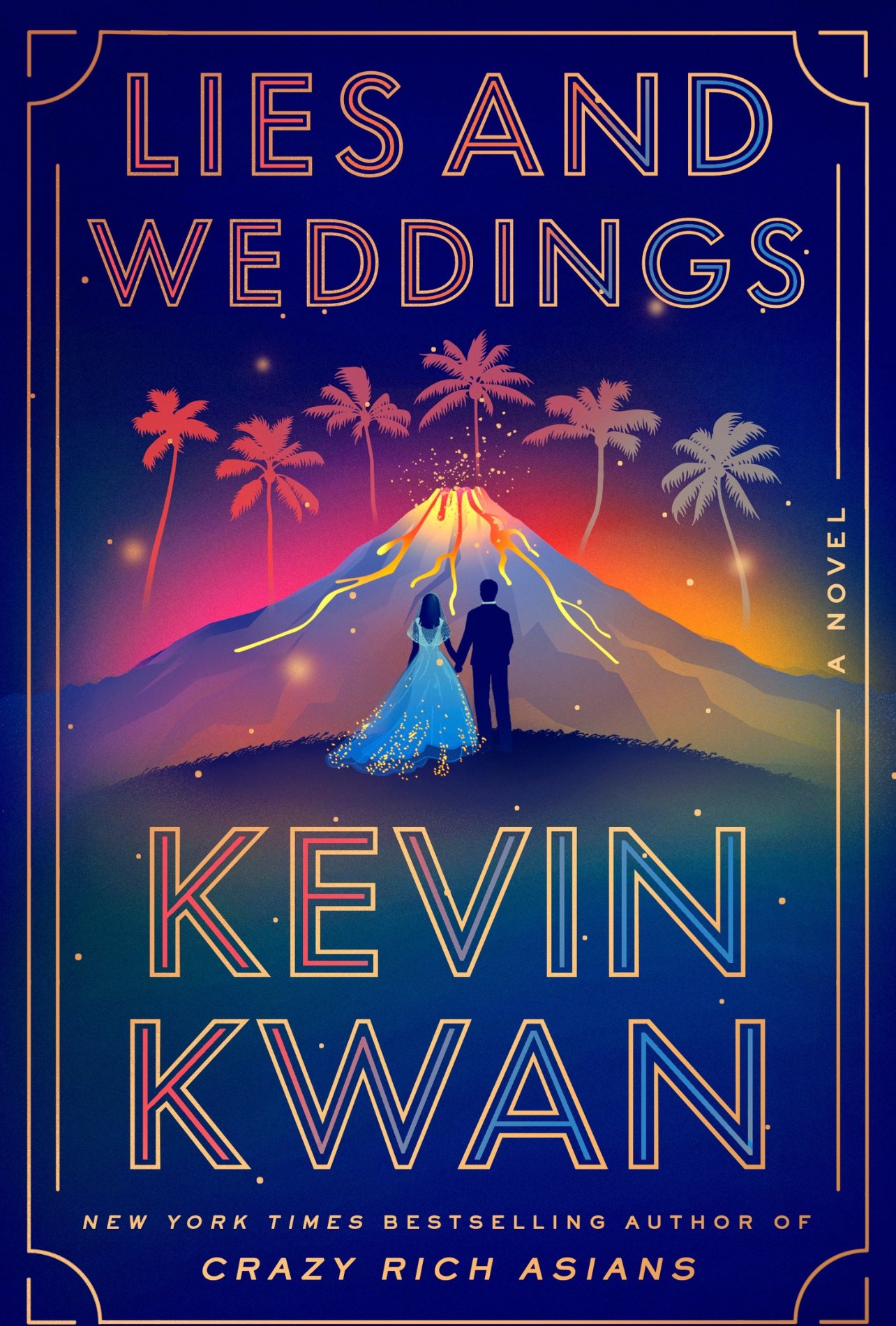 “Lies and Weddings” book cover written by Kevin Kwan