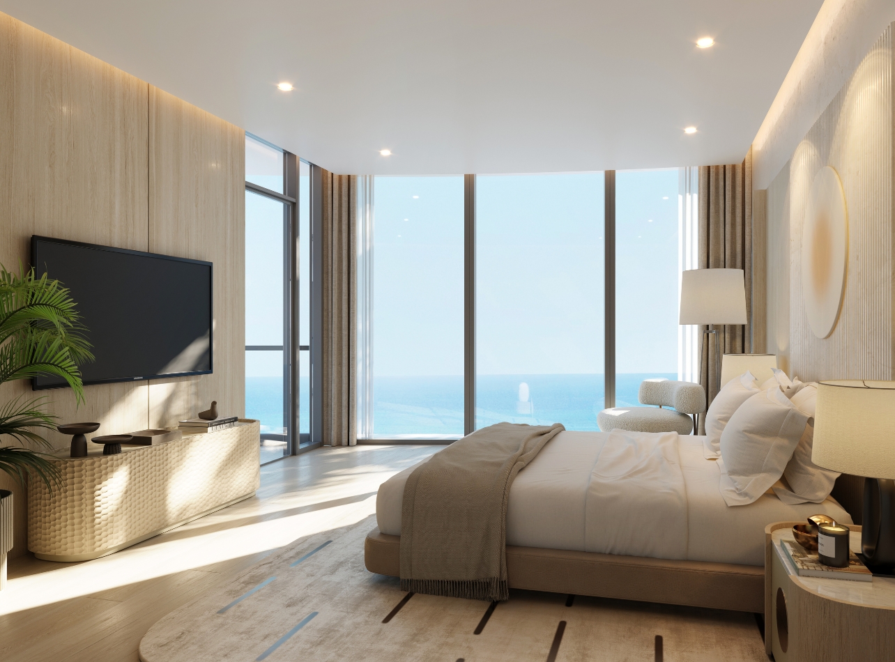 Rivage Bal Harbour Condominium bedroom in unit