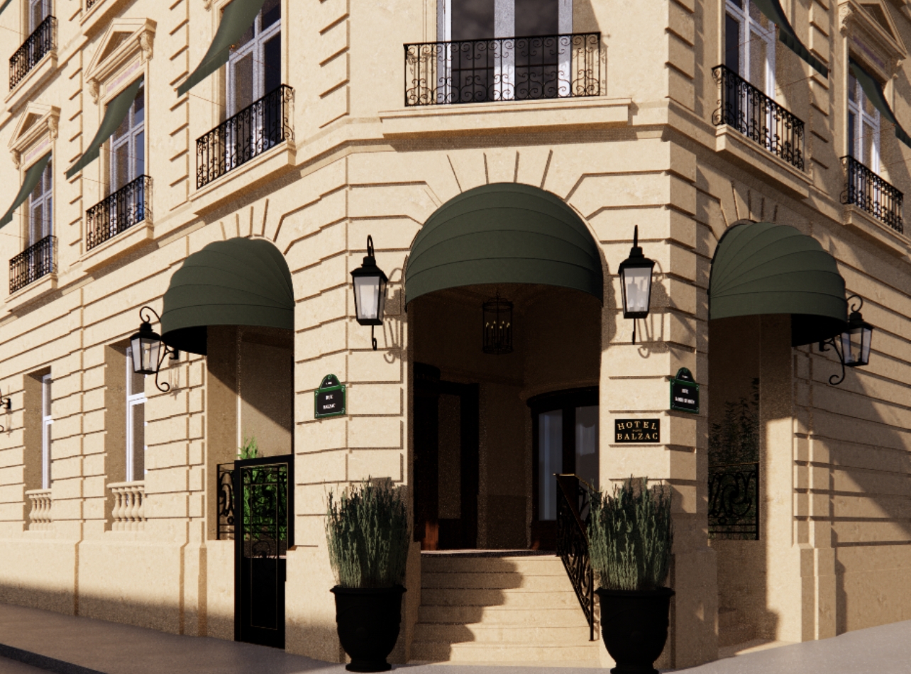 Hotel Balazac Facade