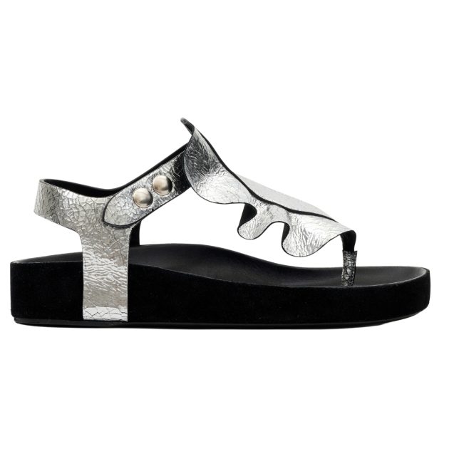 Isabel Marant metallic leather sandals