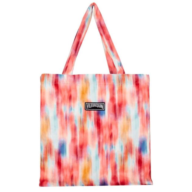 Vilebrequin linen bag in multicolored print