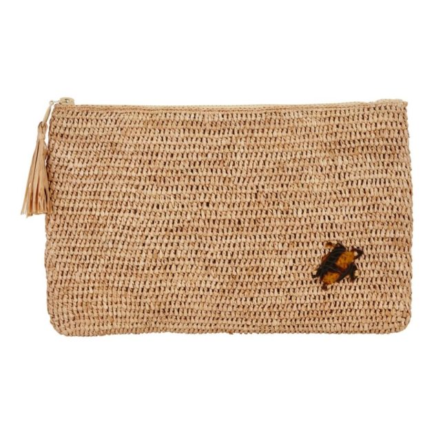 Vilebrequin Raffia beach pouch