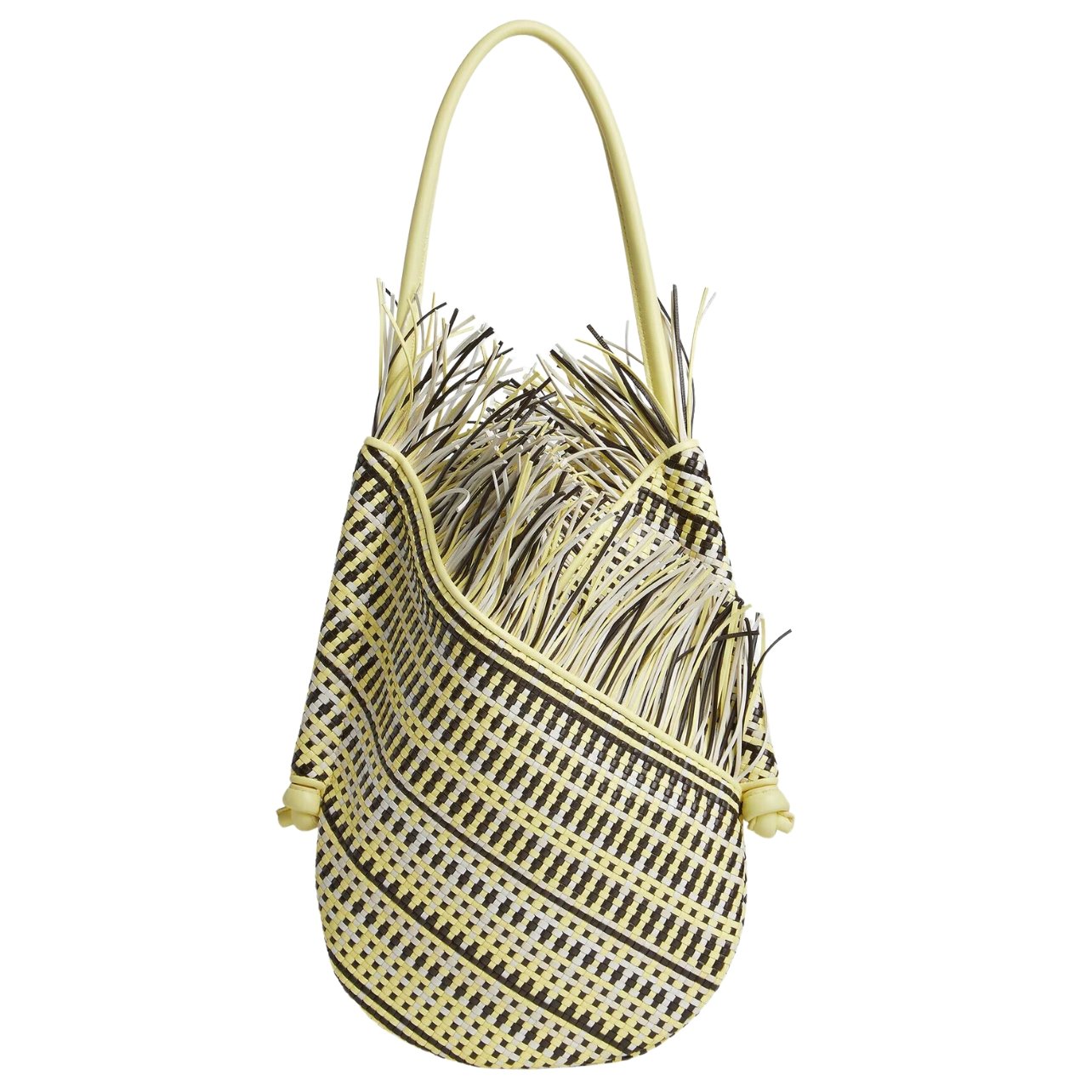 Bottega Veneta multicolor leather fringe bag