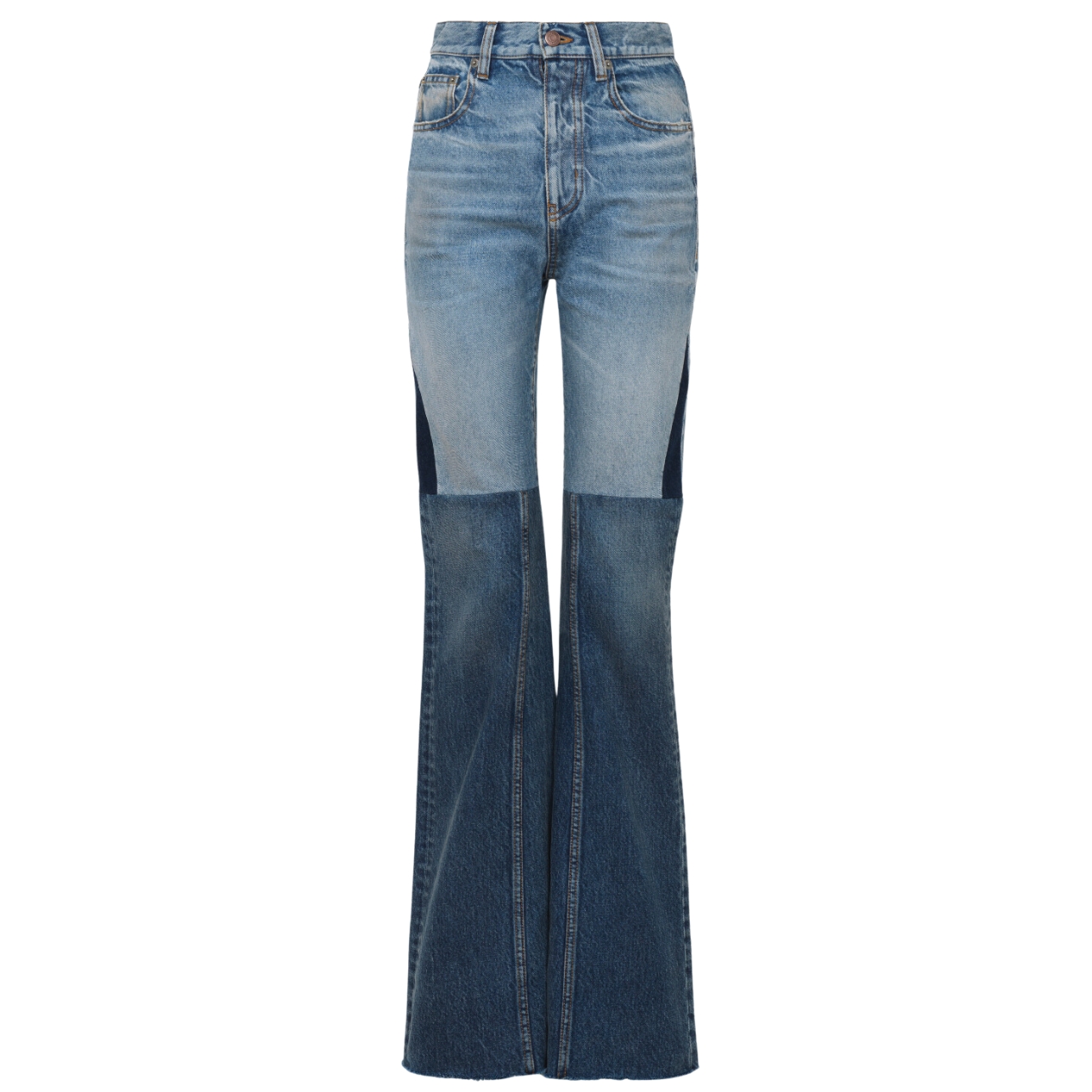 Chloe high rise and flared leg jeans