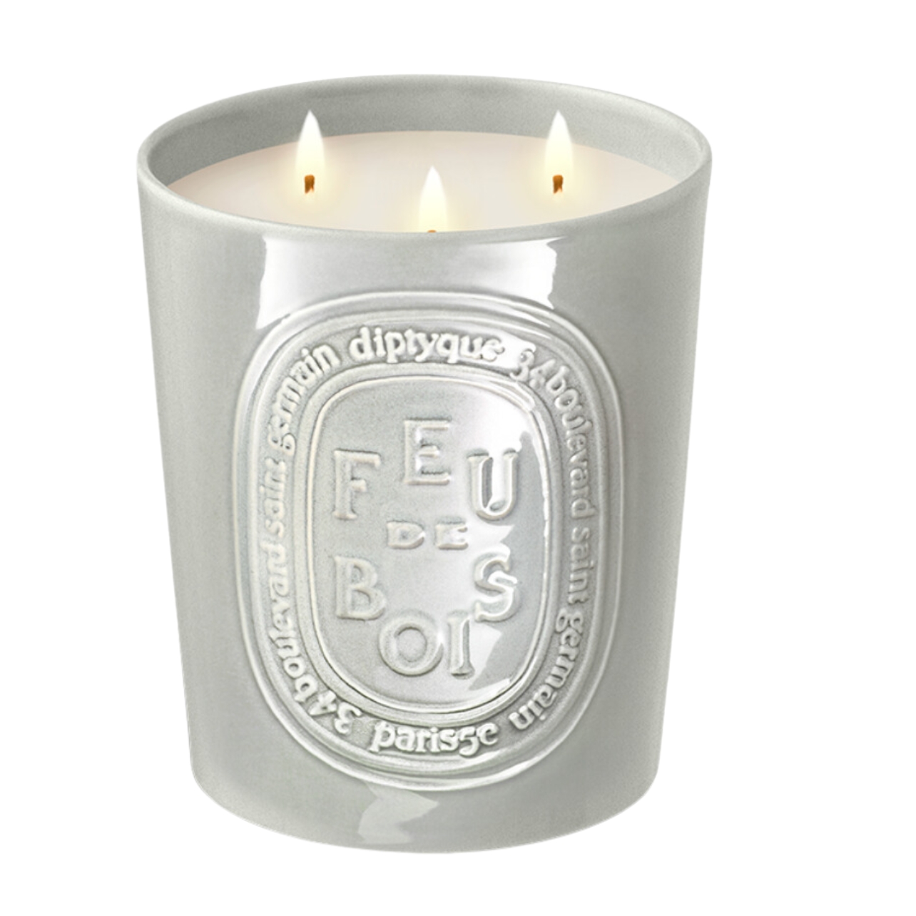 Diptyqye white Feu de Bois candle