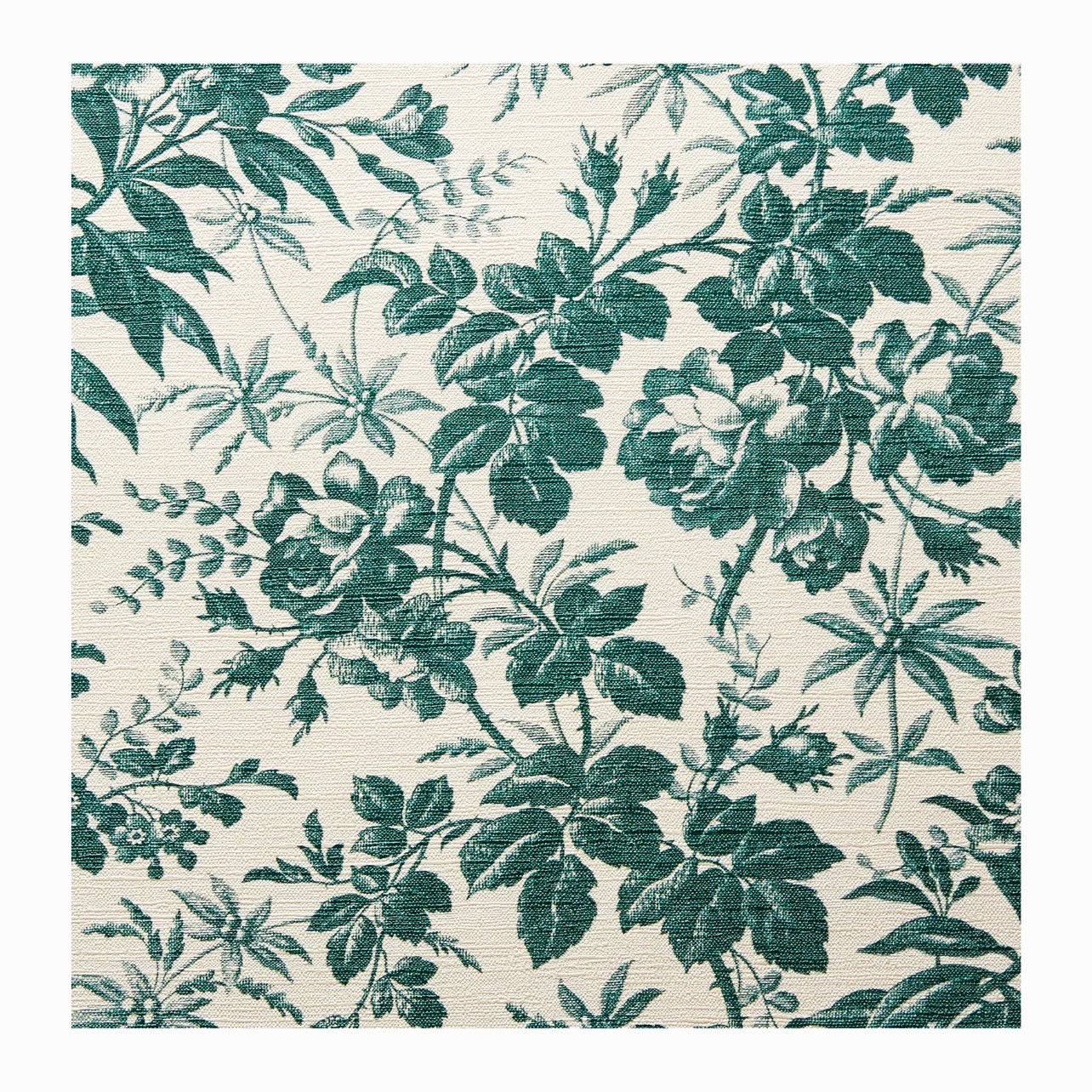 Gucci green floral printed wallpaper