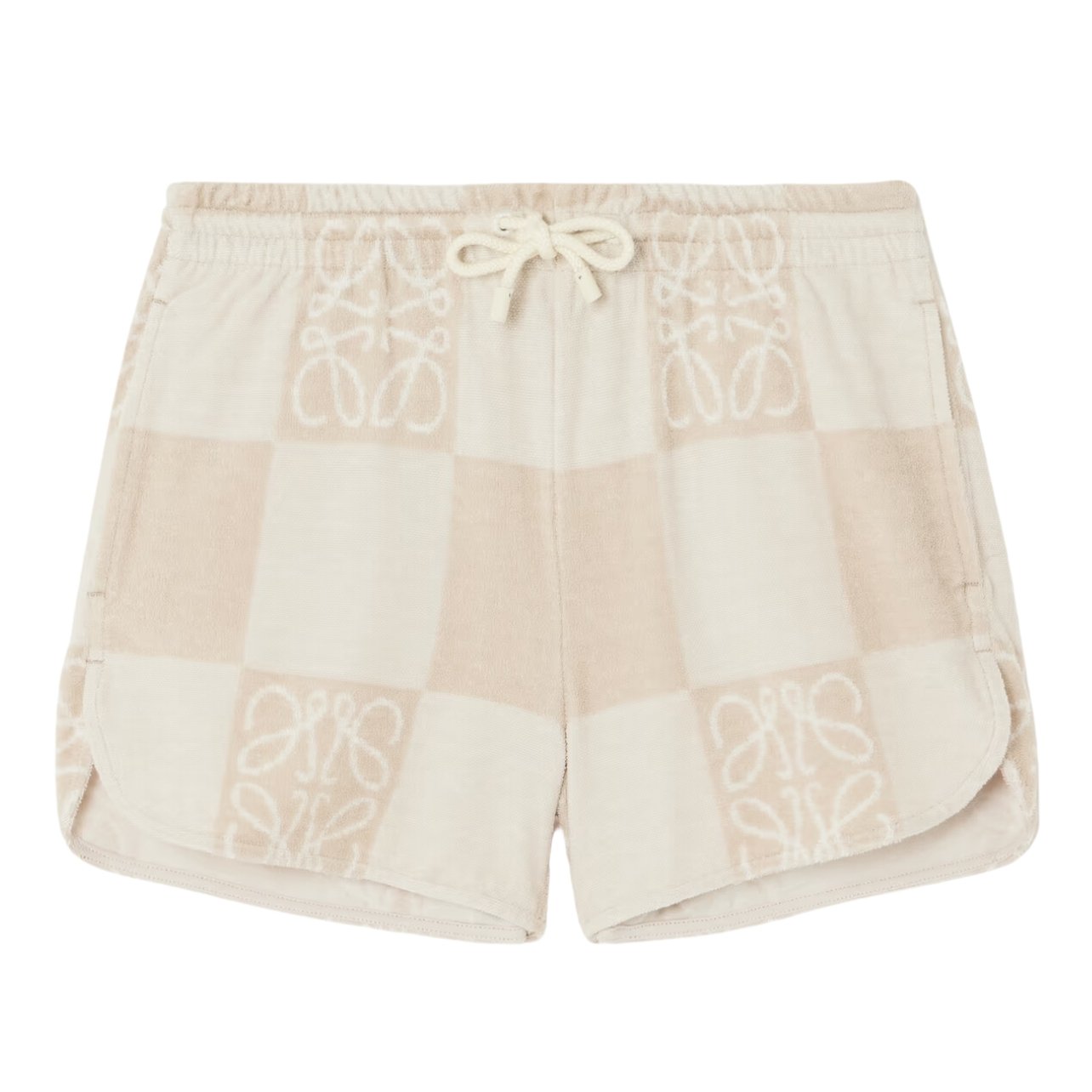 Loewe terry cotton jacquard shorts