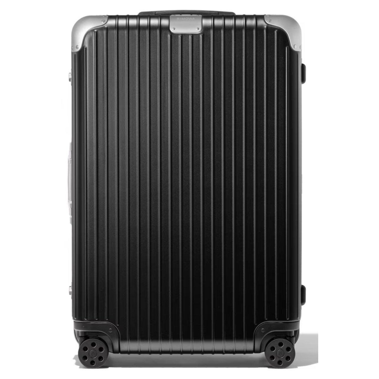 Rimowa black suitcase