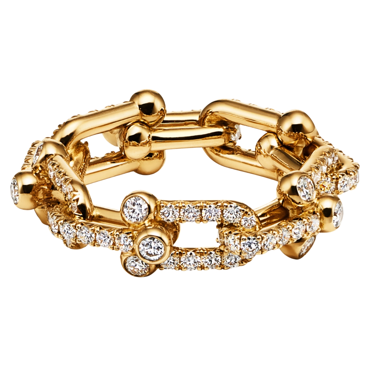 Tiffany & Co. Yellow gold ring with diamonds