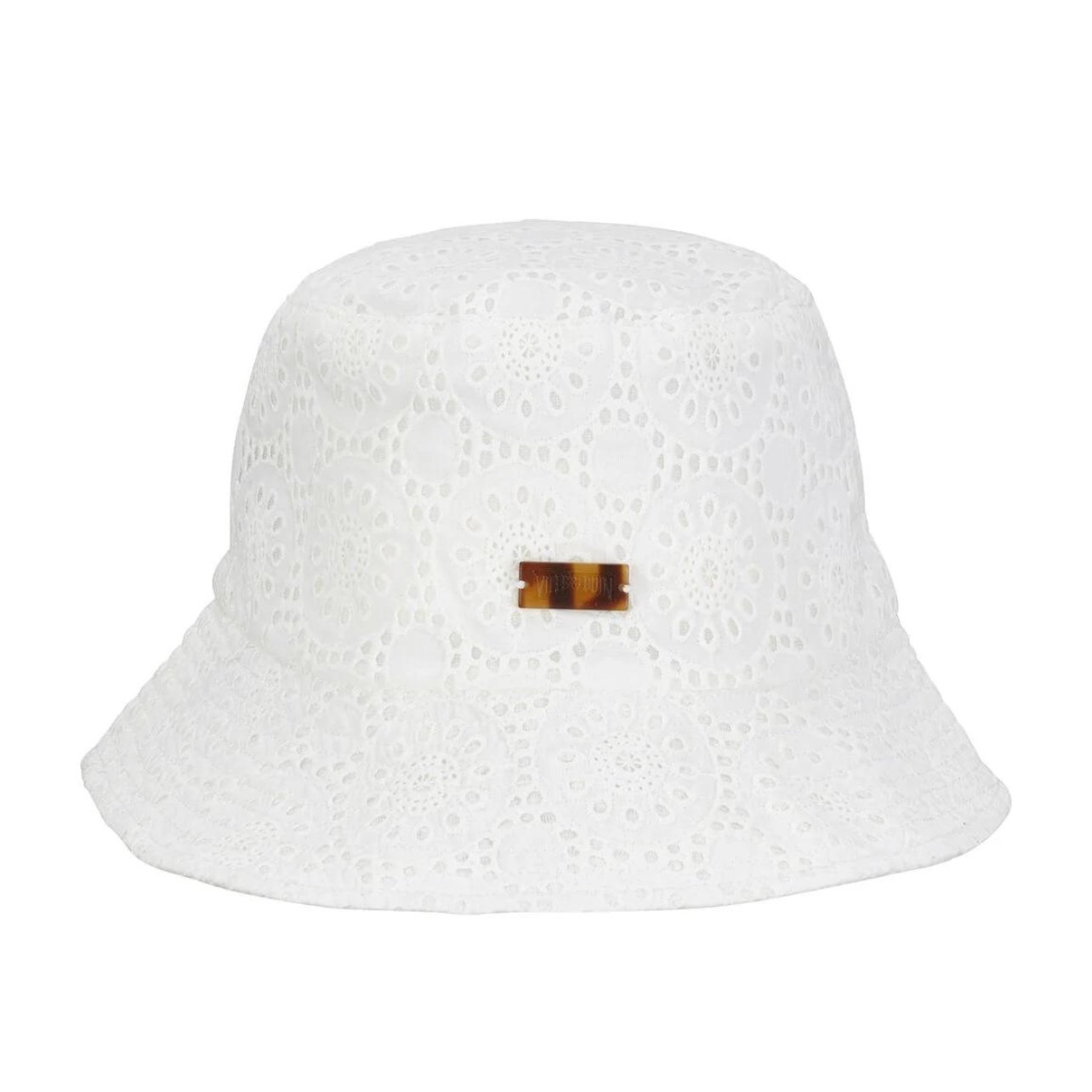 Vilebrequin cotton bucket hat in white