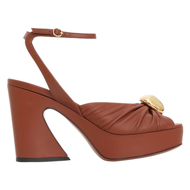 Zimmermann heeled sandal in tan