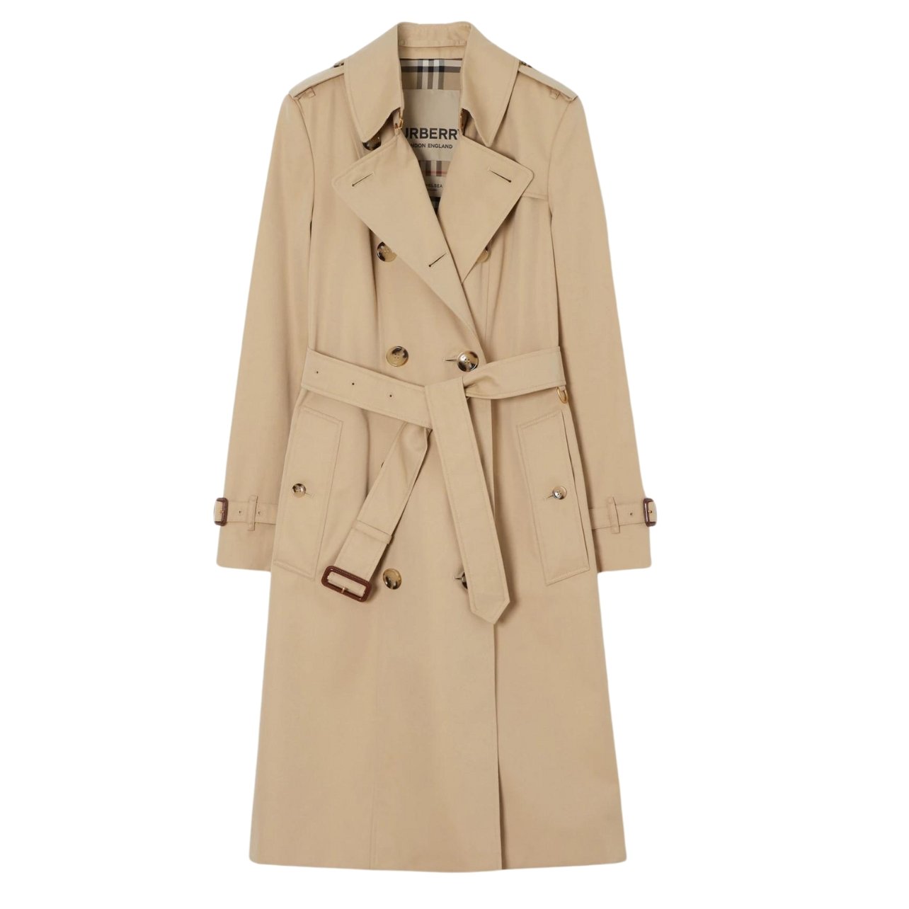 Burberry tan trench coat