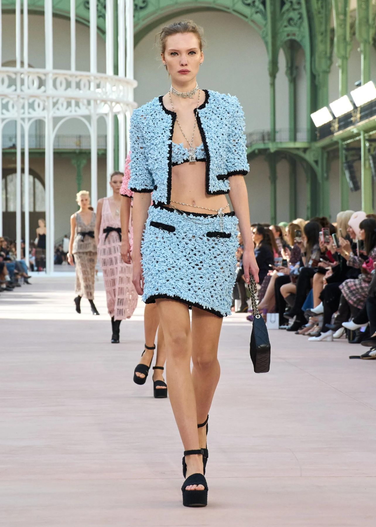 Chanel A look from Spring/Summer 24 fashion week runway show