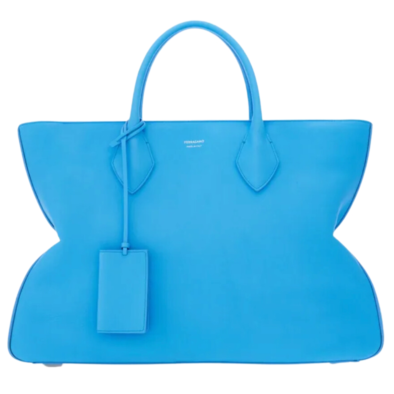 Ferragamo large tote bag in light blue