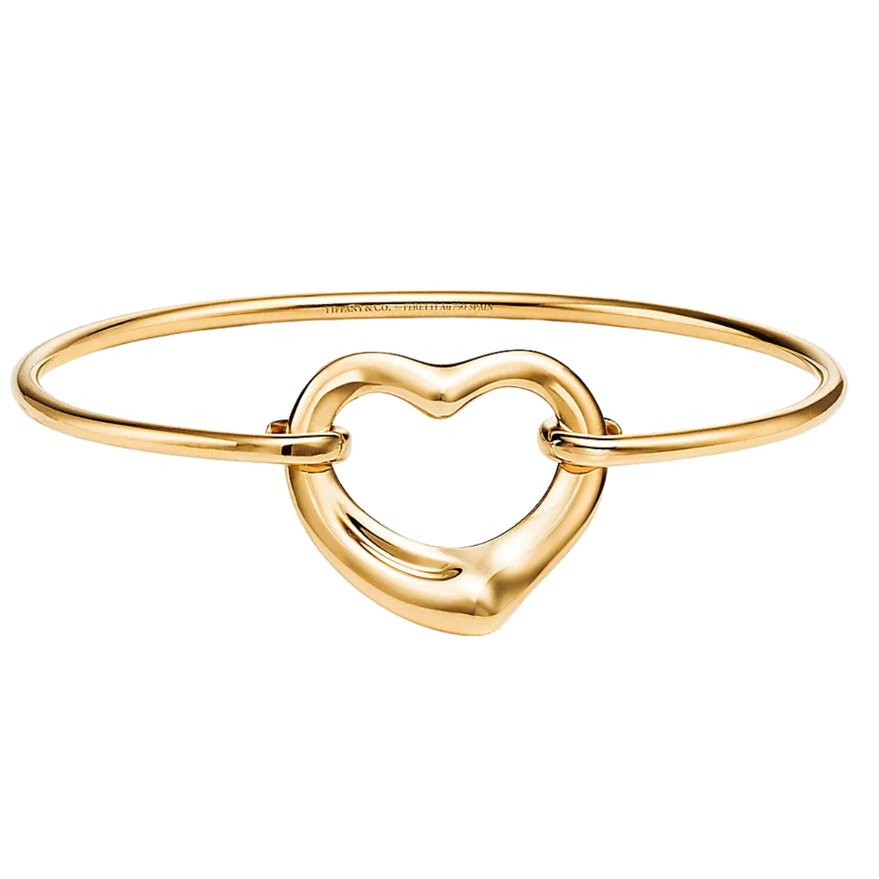 Tiffany & Co. Elsa Peretti gold heart bracelet