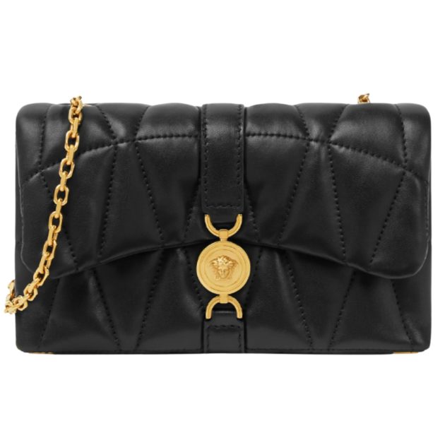 Versace Kleio quilted bag in black