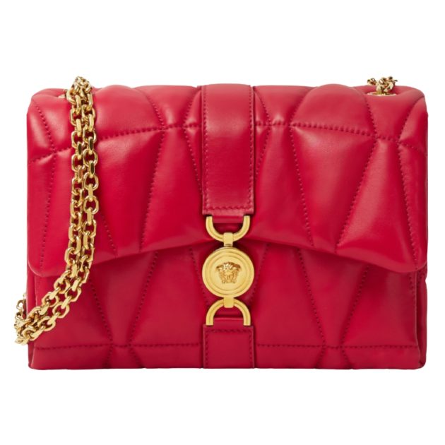 Versace Kleio quilted bag in red