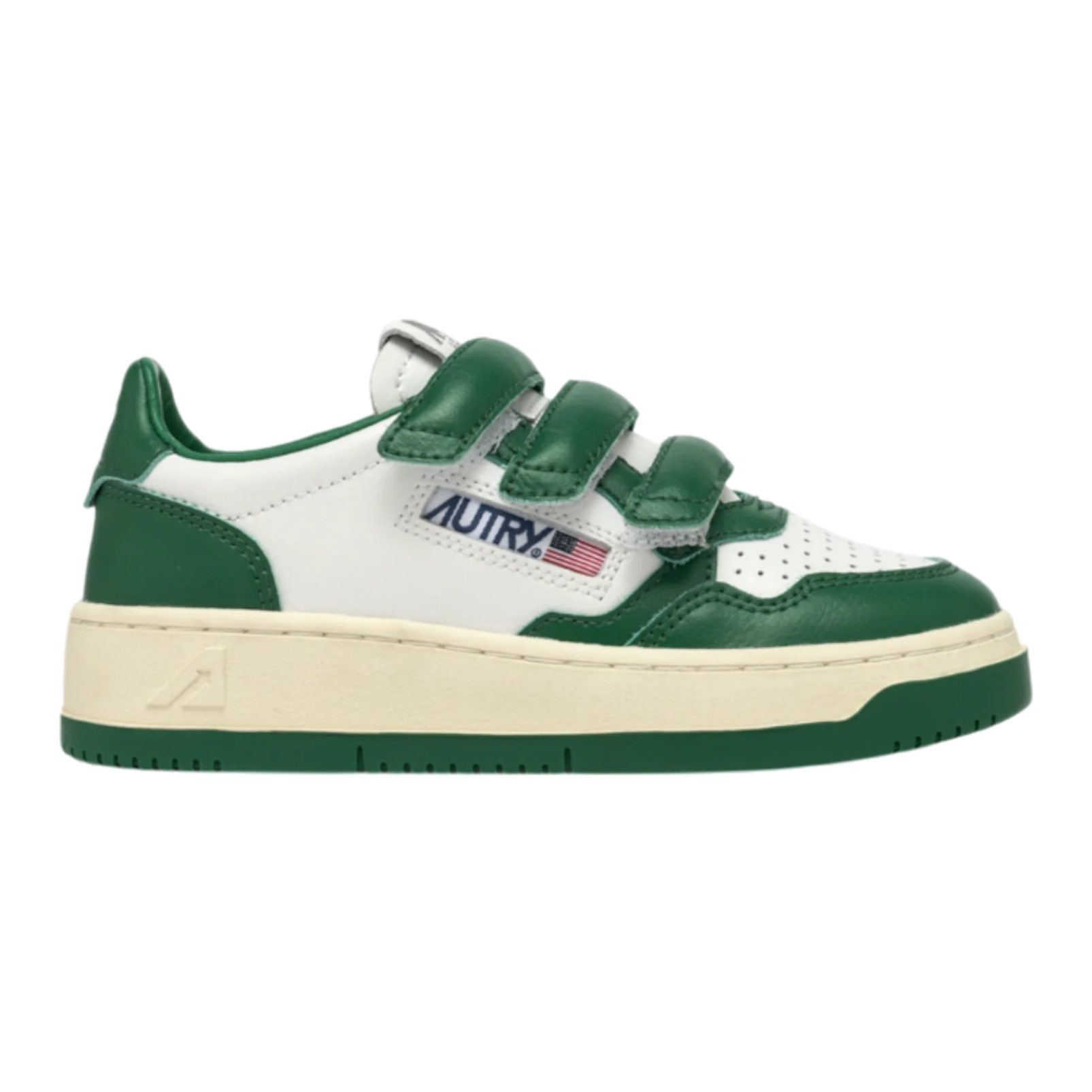 Addict low white and green sneakers