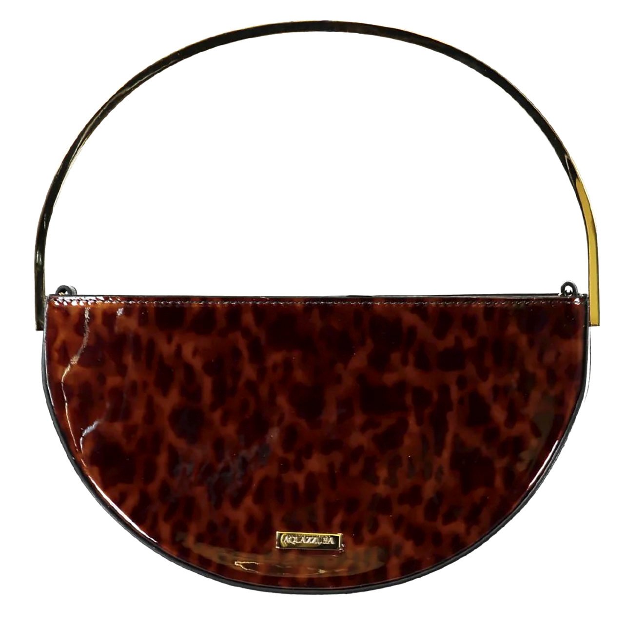 Aquazzura tortoise round purse