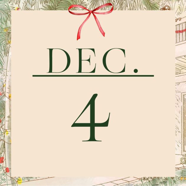 Graphic that has the word Dec. and number 4 in green