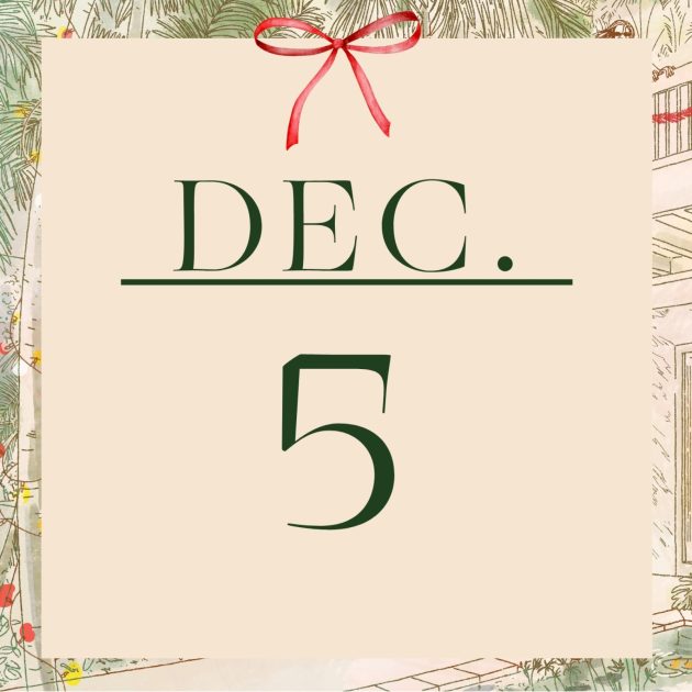 Graphic that has the word Dec. and number 5 in green