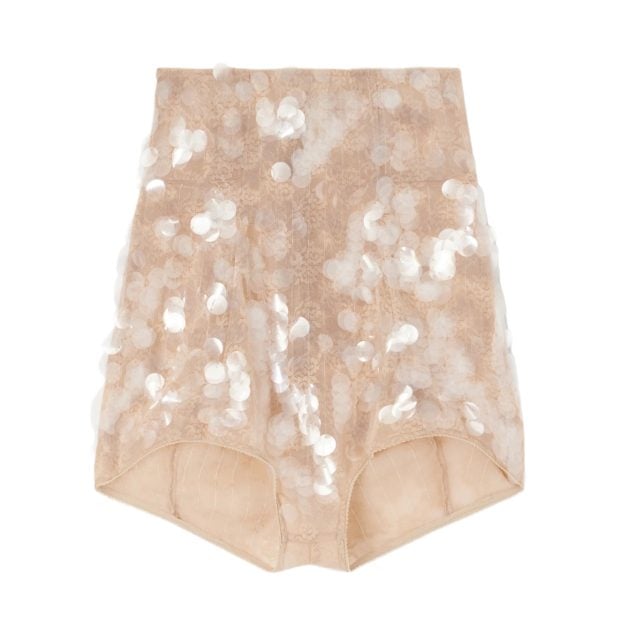 Ermanno Scervino pink sequined shorts