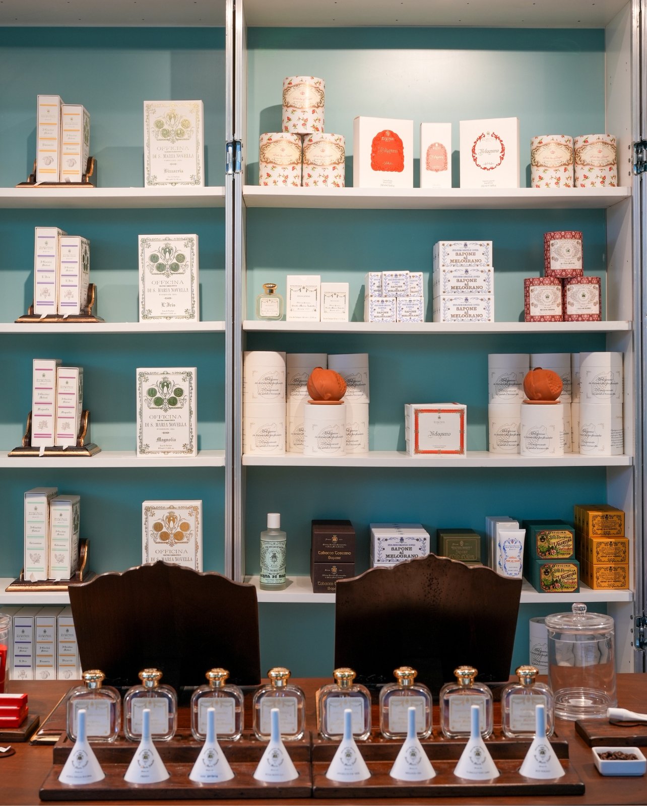 Interior of the Santa Maria Novella boutique at the Bal Harbour Shops Access Pop-up