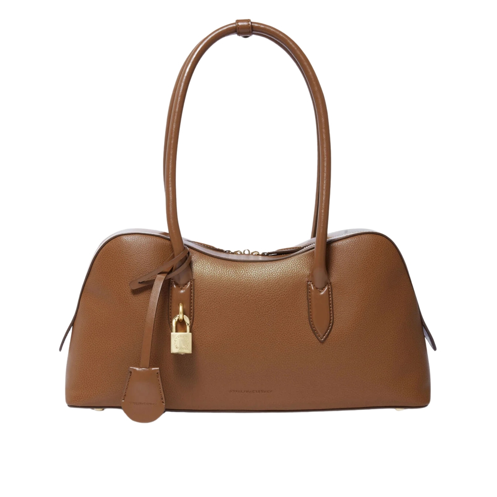 Stella McCartney tan shoulder bag with long top handle strap