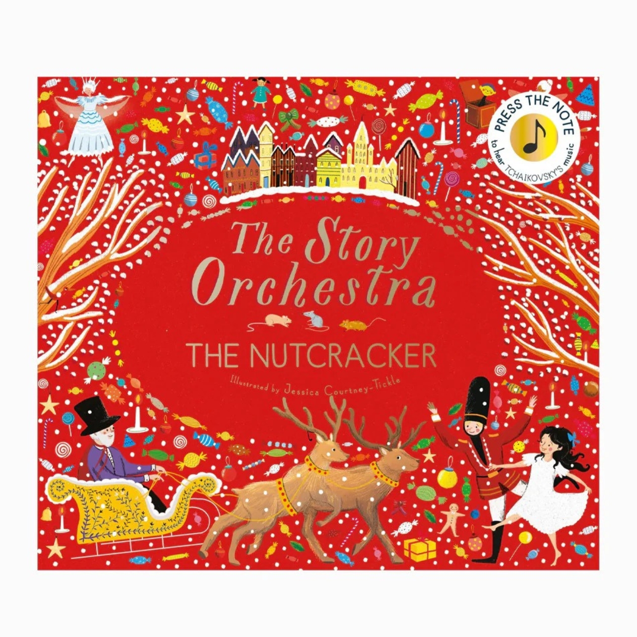 Books and Books The Story Orchestra: The Nutcracker book cover with various illustrations