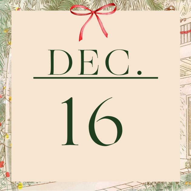 Graphic that has the word Dec. and number 16 in green