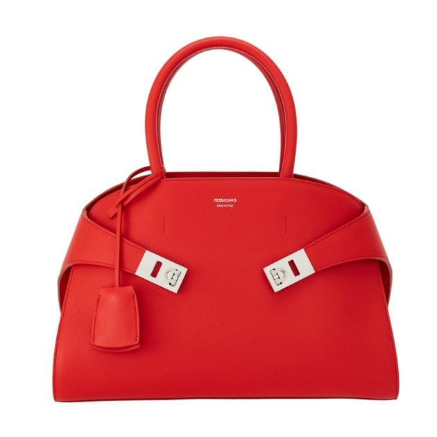 Ferragamo red handbag