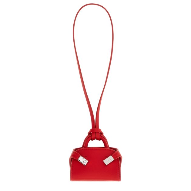 Ferragamo mini red handbag charm