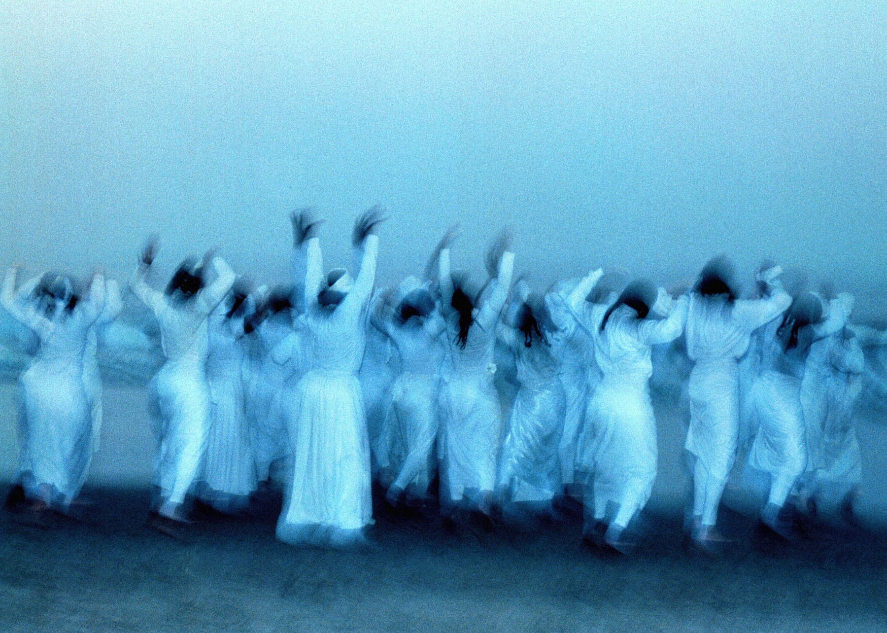 Chester Higgins, "African American pilgrims dance in honor of ancient spirits. Lake Nasser, Egypt," 2006. © Chester Higgins, Courtesy Bruce Silverstein Gallery, New York