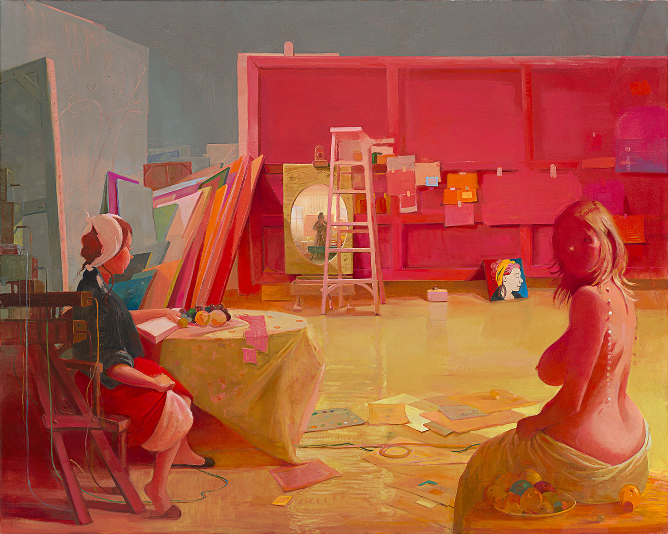 Lisa Yuskavage, Rendezvous Behind the Artist's Studio, 2023