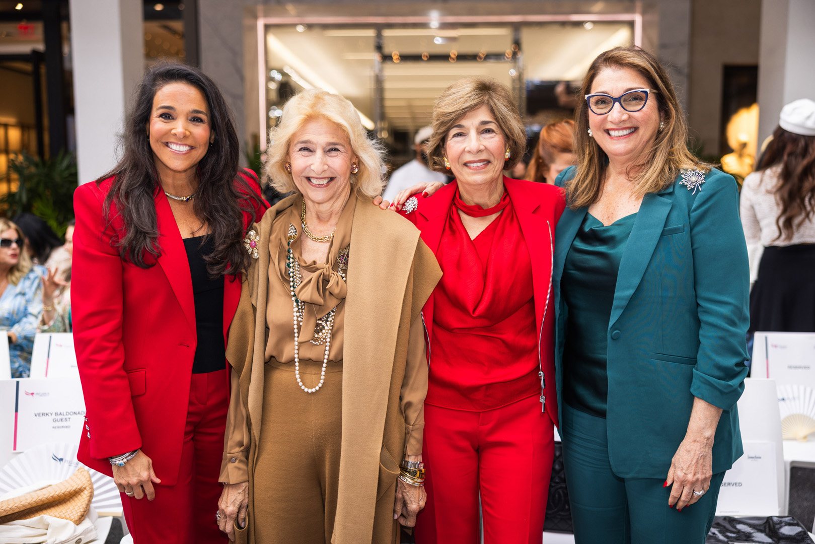 Stephanie Sayfie Aagaard, Suzie Sayfie, Helen Stephen, & Renee Auci