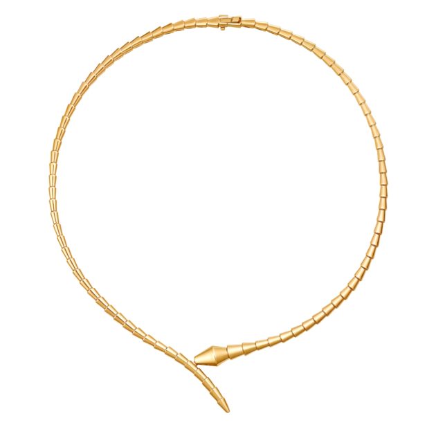 Bvlgari gold serpenti necklace