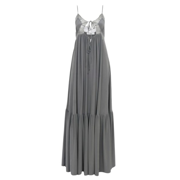 Chloé long gray dress